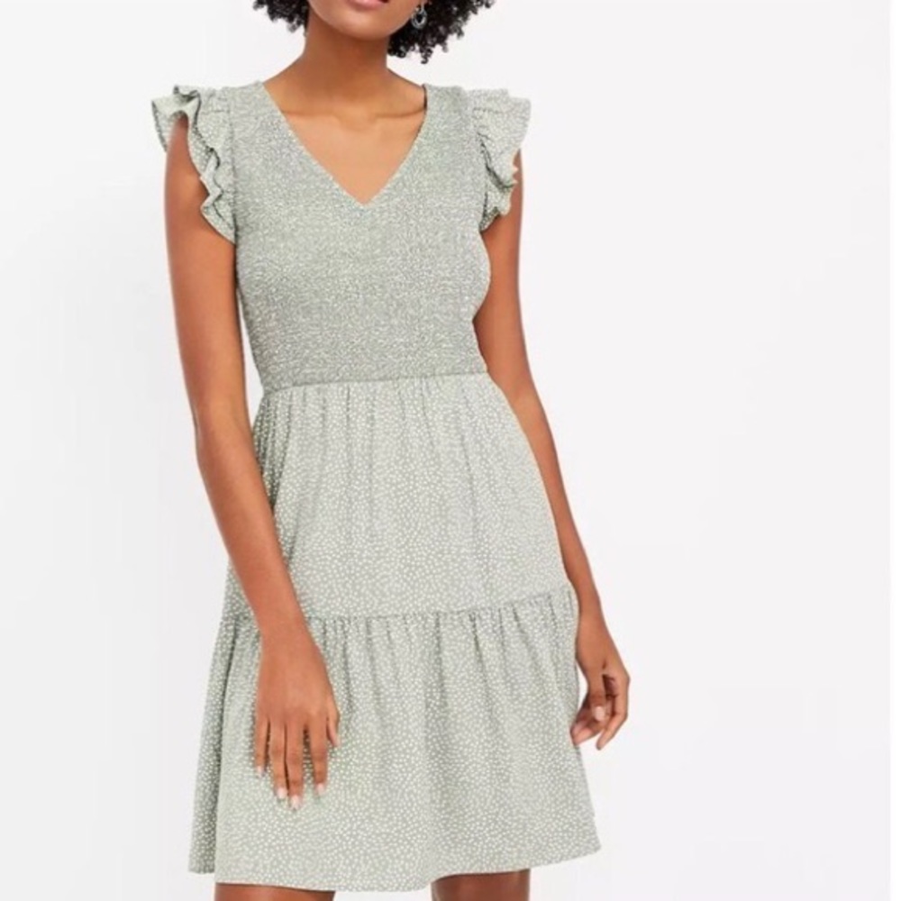 Loft Smocked Dress